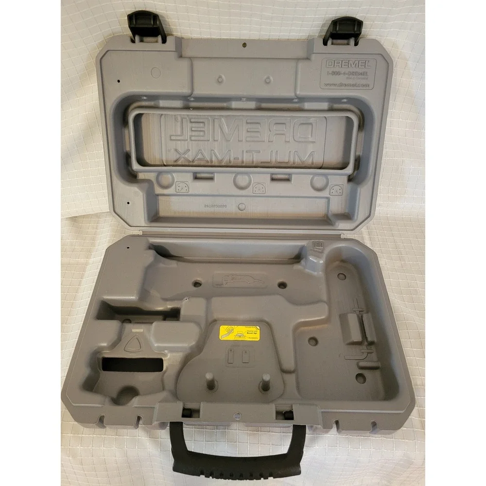 Dremel Multi-Max Hard Plastic Storage Carrying Case Gray Tool Box Organizer
